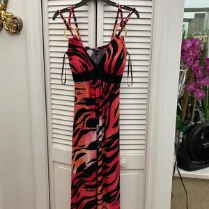 Xoxo tiger maxi dress